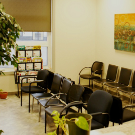Wellman Medical Group patient waiting room.